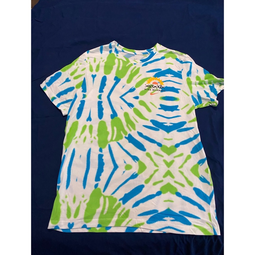 Nike Running Club Dri-fit Tie Dye Running Tee